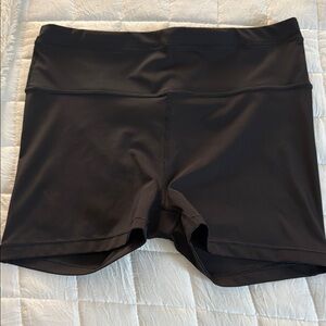 Athleta Black Bike Shorts with Compression Fit 3”